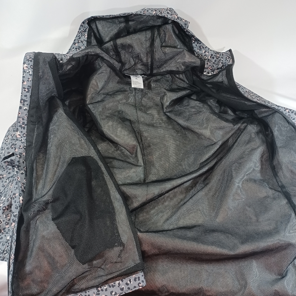 Crane Raincoat Stylish Gray and Pink Waterproof Like New - Picture 5 of 7